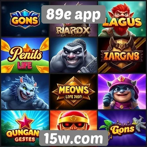 Comparativo entre jogos disponíveis no 89e app